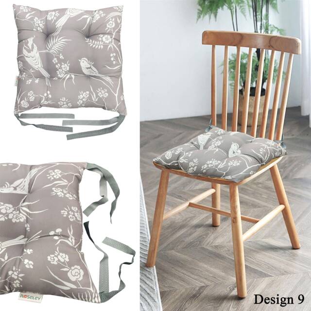 1Pc Soft Cushion For Dining Chairs Tie On Seater Pads Garden Kitchen Patio Pad - image 1