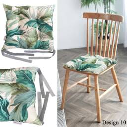 1Pc Soft Cushion For Dining Chairs Tie On Seater Pads Garden Kitchen Patio Pad - thumbnail 3