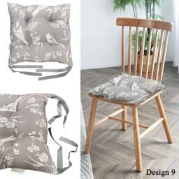 1Pc Soft Cushion For Dining Chairs Tie On Seater Pads Garden Kitchen Patio Pad - thumbnail 1