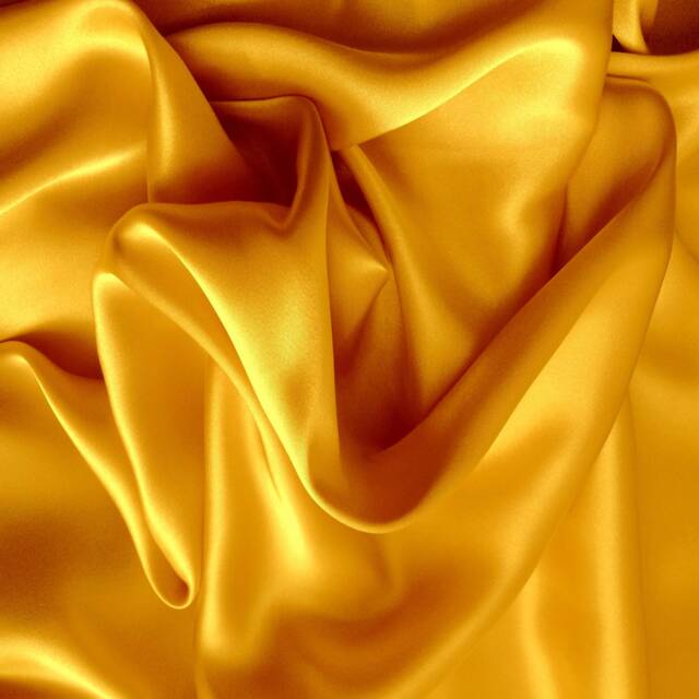 Handmade Gold Charmeuse Satin Pillowcase, All Sizes