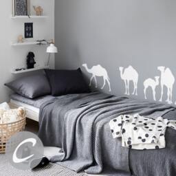 Camel Family Wall Decal Nursery Large Decor With Camel Wall Sticker Animal Art Removable Vinyl -Ai010 - thumbnail 3