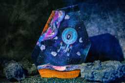Space Galaxy Lamp, Night Lights, Epoxy Lamp For Spacecraft, Interstellar Resin Back To School, Gift Sci-Fi Fans - thumbnail 1