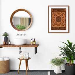 Gratitude Is The Way Art Print - Boho Floral Illustration - thumbnail 2