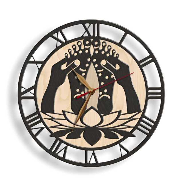 Reflexolog Wall Clock 12-18Inch, Reflexology Room, Reflexologist Gift, Foot Massage Art Decor - image 1