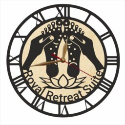 Reflexolog Wall Clock 12-18Inch, Reflexology Room, Reflexologist Gift, Foot Massage Art Decor - thumbnail 2