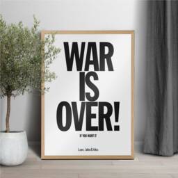 War Is Over Poster - The Beatles Wall Art John & Yoko Song Lennon Print Iconic Music Available All World's Languages - thumbnail 2