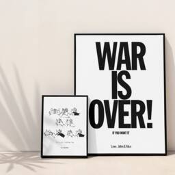 War Is Over Poster - The Beatles Wall Art John & Yoko Song Lennon Print Iconic Music Available All World's Languages - thumbnail 3