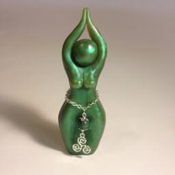 Druantia Druid Goddess Priestess Sculpture - Statue, Story Goddess, Nematona, Brigid, Celtic - thumbnail 4