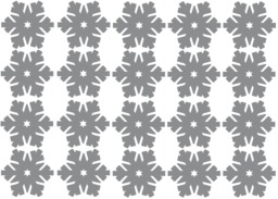 20 X Vinyl Snowflake Stickers, Decal Mural. Cardmaking, Scrapbooking, Gift Wrapping, Crafting, Christmas Wall, Window, Mirror Decor - thumbnail 1