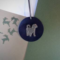 Cockapoo Hanging Decoration - Dog Mum Christmas Ornament Owner Unique Decor Handmade - thumbnail 3