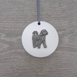Cockapoo Hanging Decoration - Dog Mum Christmas Ornament Owner Unique Decor Handmade - thumbnail 2