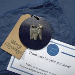 Cockapoo Hanging Decoration - Dog Mum Christmas Ornament Owner Unique Decor Handmade - thumbnail 4