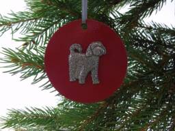Cockapoo Hanging Decoration - Dog Mum Christmas Ornament Owner Unique Decor Handmade - thumbnail 1