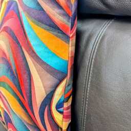 Made By Order Wave Pattern Abstract Multicoloured Pattern Cushion Covers Any Size On Demand Custom Size - thumbnail 2