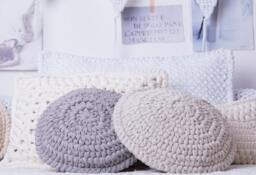 Couple Of Cotton Round Stuffed Cushion For Nursery Room/Newborn Decor