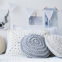 Couple Of Cotton Round Stuffed Cushion For Nursery Room/Newborn Decor - thumbnail 4
