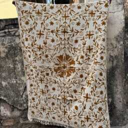 Boho Ethnic Suzani Cotton Tnt Decorative Throw Blanket For Living Room & Bedroom - thumbnail 4