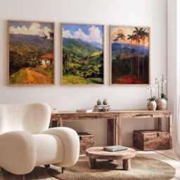Set Of 3 Colombia Posters, Prints, Travel Wall Art Set, Landscape Colombian Prints - thumbnail 4