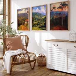 Set Of 3 Colombia Posters, Prints, Travel Wall Art Set, Landscape Colombian Prints - thumbnail 3