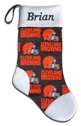 Personalized Nfl Cleveland Browns Football Christmas Stocking Embroidered