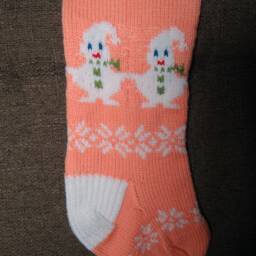 Hand Knitted Christmas Stocking Unique Holiday Decor - thumbnail 2