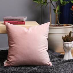 Blush Pink Velvet Pillow Cover, Light Throw Pillow, Baby Pink, Euro Sham, Pastel Cushion Cover, Long Lumbar All Custom Size