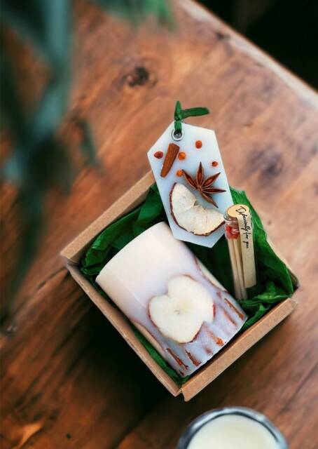 Large Christmas Candle, Christmas Gift Box, Festive Box, Christmas Set, Christmas Spice, Christmas Hamper, Christmas For Women - image 1
