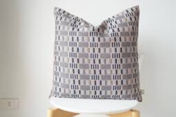 Brown Tribal Hemp Hand Woven Natural Dye Color Hmong Lumbar Pillow Cover - thumbnail 1