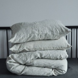 Natural Linen Duvet Cover Simple , Handmade, Luxury Softened, Linen King, Queen. Extra Fast Shipping - thumbnail 3