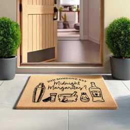 Did Someone Say Midnight Margaritas? Doormat - Practical Magic Inspired Mat Witchy Welcome Rug Fun Halloween Decor Girls Night Gift - thumbnail 3