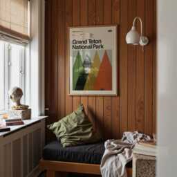 Grand Teton National Park Poster, Mid-Century Modern Art Print - thumbnail 3