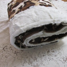 Rts Horses Minky Cowboy Blanket - 61 X 61 - thumbnail 4