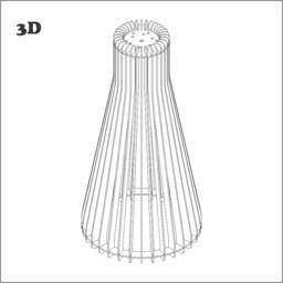 Broom Stick Lamp - Laser Cut, Cnc File, Dxf, Cdr - thumbnail 2