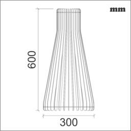 Broom Stick Lamp - Laser Cut, Cnc File, Dxf, Cdr - thumbnail 4