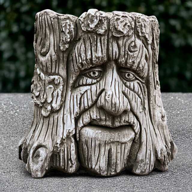 Stone Planter Tree Sculpture Concrete Flower Pot Figurine Cement Plant Statue Outdoor Garden Decoration Front Door Handmade - image 1