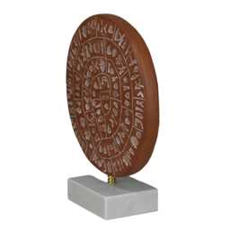 "Phaistos Disk Museum Replica Minoan Palace ""1700B.c. The First Movable Type" - thumbnail 2