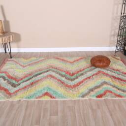 Authentic Boujaad Rug, Soft Moroccan Rug 5x8 Ft - thumbnail 2