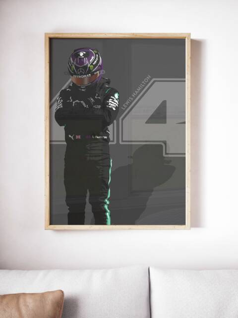 Lewis Hamilton F1 Poster 300 X 400mm - image 1