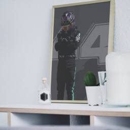 Lewis Hamilton F1 Poster 300 X 400mm - thumbnail 2