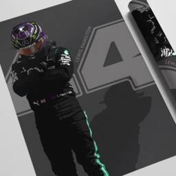 Lewis Hamilton F1 Poster 300 X 400mm - thumbnail 3