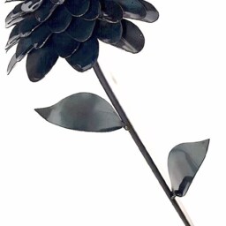 Metal Dahlia, Flower, Unique Gift, L11Th Anniversary, 6Th Anniversary L, 4Th Steampunk - thumbnail 2