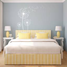 Dandelion Wall Decal Botanical Floral Home Decor Lw24 - thumbnail 3