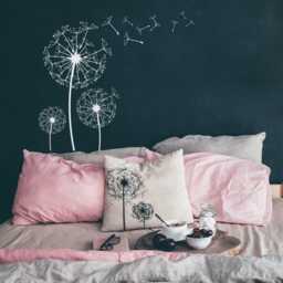 Dandelion Wall Decal Botanical Floral Home Decor Lw24 - thumbnail 1