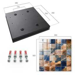 Marble Mosaic Key Cabinet For Home, Brown Box Wall, Modern Backgrounds & Patterns, Lovers Of Elegant Interiors - thumbnail 4