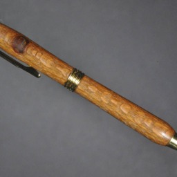 Custom Wooden Pen Lacewood With Gold Fittings - thumbnail 2