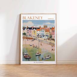 Blakeney Travel Poster Norfolk Coastal Art Print - thumbnail 3