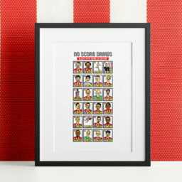 Sunderland Volume 4 - No Score Draws Going Up Edition A3 Print Of 24 Wonky-style Doodles Of Safc's 24/25 Black Cats Promotion Winners - thumbnail 3