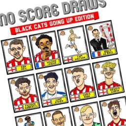 Sunderland Volume 4 - No Score Draws Going Up Edition A3 Print Of 24 Wonky-style Doodles Of Safc's 24/25 Black Cats Promotion Winners - thumbnail 2