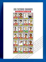 Sunderland Volume 4 - No Score Draws Going Up Edition A3 Print Of 24 Wonky-style Doodles Of Safc's 24/25 Black Cats Promotion Winners - thumbnail 1