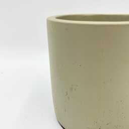 Beige Ceramic Plant Pot, 9cm Indoor Planter - thumbnail 3